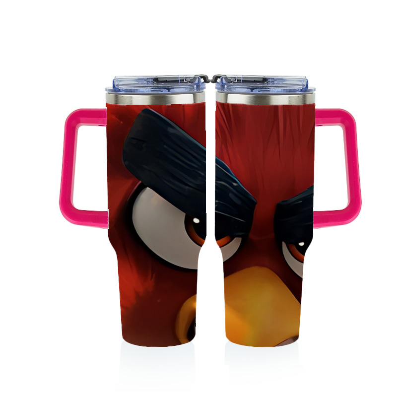 （画像用） Angry Birds アングリーバード 1200ｍLフルプリント車用タンブラー